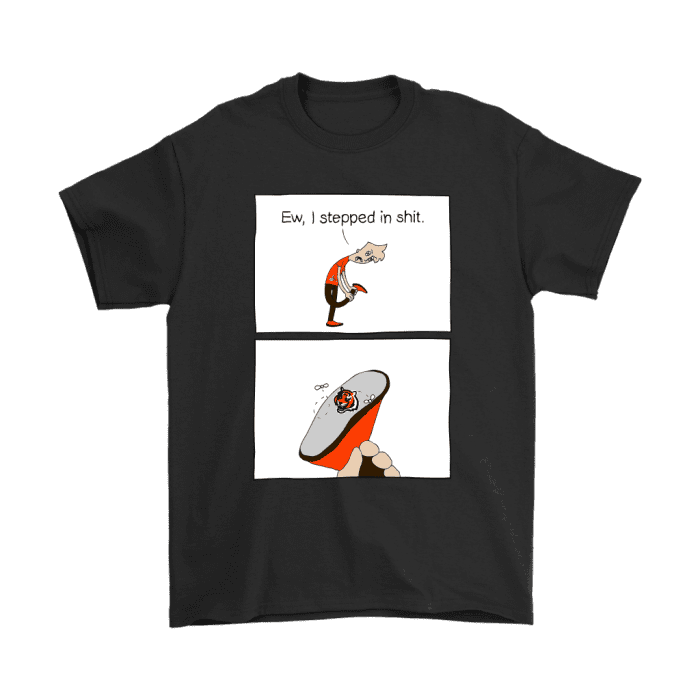 Cleveland Browns Ew I Stepped In Shit Meme Unisex T-Shirt Kid T-Shirt LTS2085