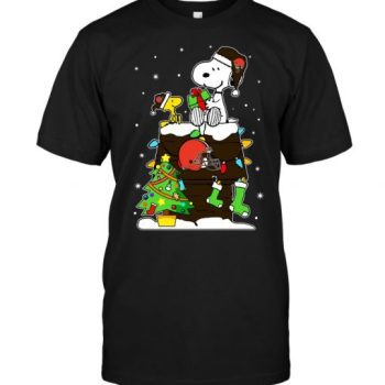 Cleveland Browns Snoopy & Woodstock Christmas Unisex T-Shirt Kid T-Shirt LTS1861