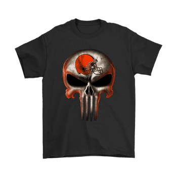 Cleveland Browns The Punisher Mashup Football Unisex T-Shirt Kid T-Shirt LTS2044