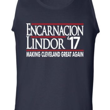 Cleveland Indians Francisco Lindor "Encarnacion 17" Unisex Tank Top