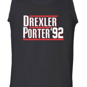 Clyde Drexler Terry Porter Trail Blazers 1992 Unisex Tank Top