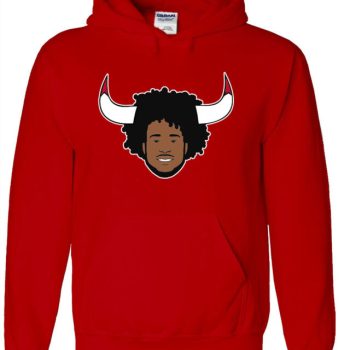 Coby White Unc Chicago Bulls Logo Hooded Sweatshirt Unisex Hoodie