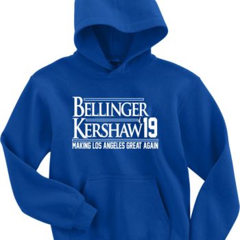 Cody Bellinger Clayton Kershaw Los Angeles Dodgers 2019 Hooded Sweatshirt Unisex Hoodie
