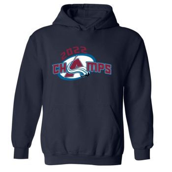 Colorado Avalanche Stanley Cup Champions Champs Crew Hooded Sweatshirt Unisex Hoodie