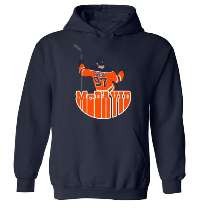 Connor Mcdavid Edmonton Oilers Pic Logo Crew Hooded Sweatshirt Unisex Hoodie