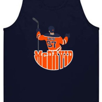 Connor Mcdavid Edmonton Oilers Pic Logo Unisex Tank Top