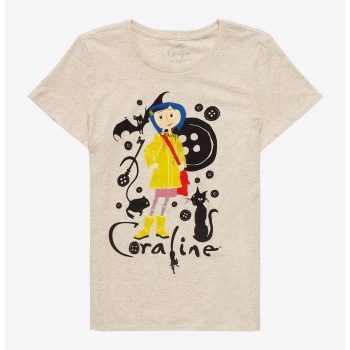 Coraline Icons Girls T-Shirt Women Lady T-Shirt HTS4765