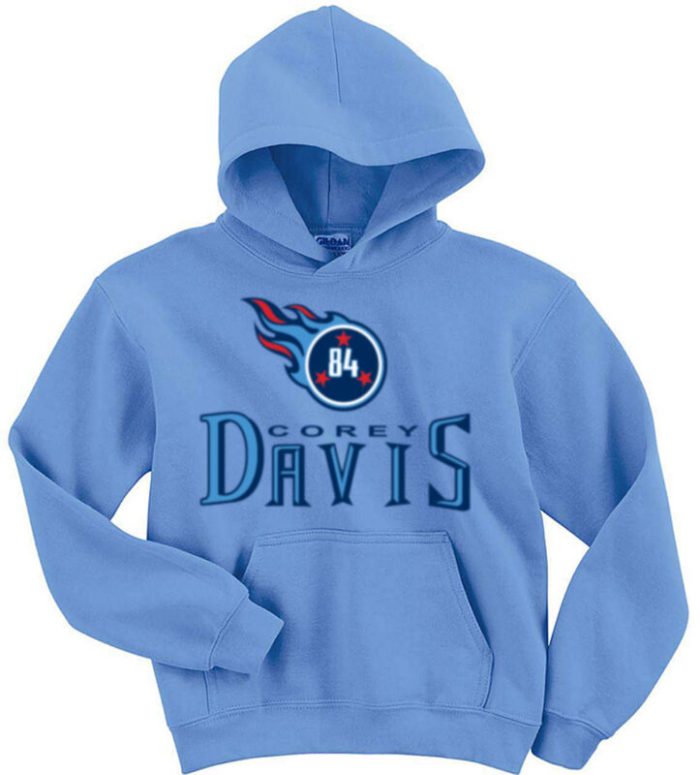 Corey Davis Tennessee Titans "Logo" Hooded Sweatshirt Hoodie