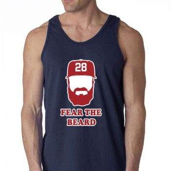 Corey Kluber Cleveland Indians "Fear The Beard" Unisex Tank Top