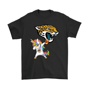 Dabbing Hip Hop Unicorn Dab With Jacksonville Jaguars Football Unisex T-Shirt Kid T-Shirt LTS2864