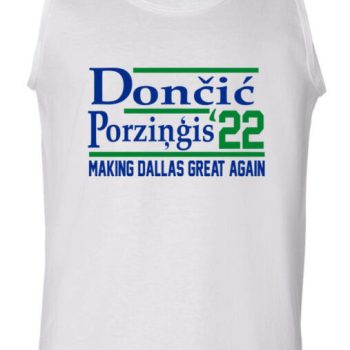 Dallas Mavericks Luka Doncic Kristaps Porzingis 2022 Unisex Tank Top