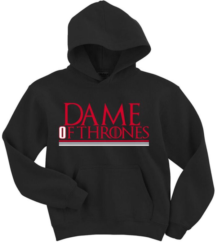 Damian Lillard Portland Trail Blazers "Dame Of Thrones" Game Hooded Sweatshirt Unisex Hoodie