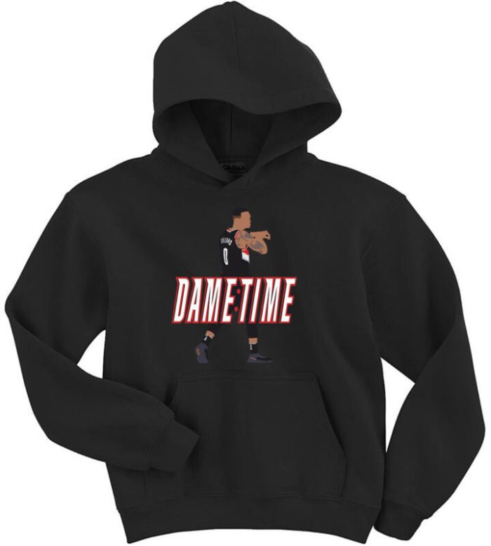 Damian Lillard Portland Trail Blazers "Dame Time" Hooded Sweatshirt Unisex Hoodie
