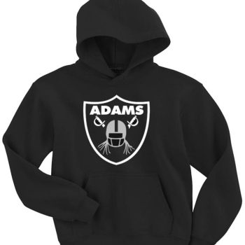 Davante Adams Las Vegas Raiders Logo Crew Hooded Sweatshirt Unisex Hoodie