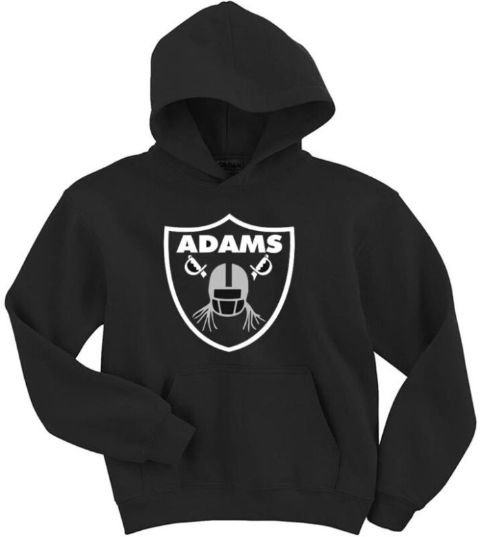 Davante Adams Las Vegas Raiders Logo Crew Hooded Sweatshirt Unisex Hoodie