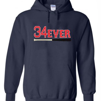 David Ortiz Boston Red Sox Big Papi "34 Forever" Hooded Sweatshirt Hoodie