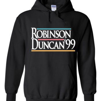 David Robinson Tim Duncan San Antonio Spurs "99" Hoodie Hooded Sweatshirt