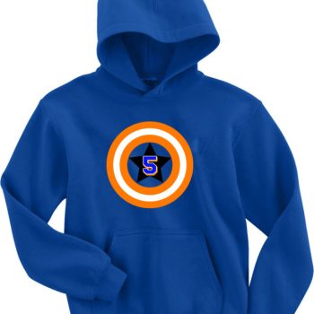 David Wright New York Mets "Captain America" Hooded Sweatshirt Hoodie