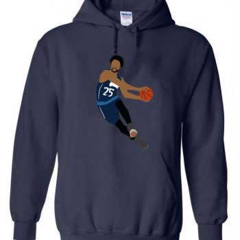 Derrick Rose Minnesota Timberwolves "Pic" Hooded Sweatshirt Unisex Hoodie