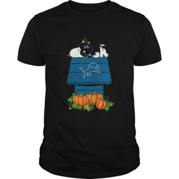 Detroit Lions Snoopy Pumpkin House Unisex T-Shirt Kid T-Shirt LTS3481