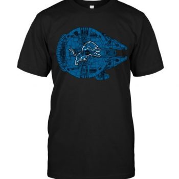 Detroit Lions The Millennium Falcon Star Wars Unisex T-Shirt Kid T-Shirt LTS3494