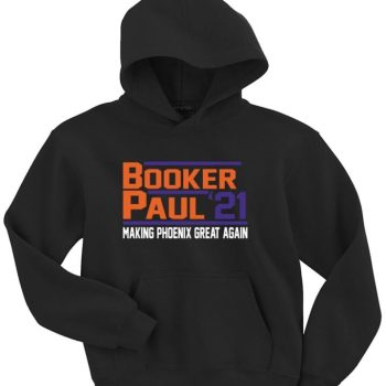 Devin Booker Chris Paul Cp3 Phoenix Suns 2021 Crew Hooded Sweatshirt Unisex Hoodie