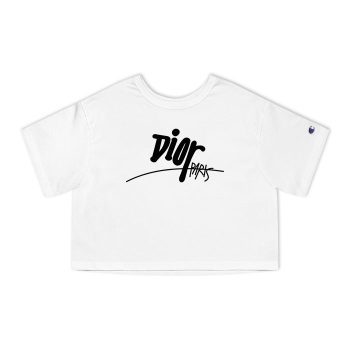 Dior Logo Luxury Champion Women Cropped T-Shirt CTB2672