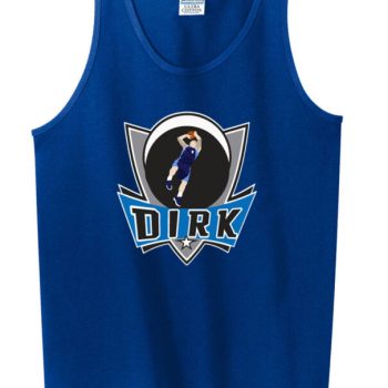 Dirk Nowitzki Dallas Mavericks "Logo Pic" Unisex Tank Top
