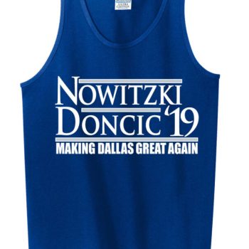 Dirk Nowitzki Luka Doncic Dallas Mavericks "19" Unisex Tank Top