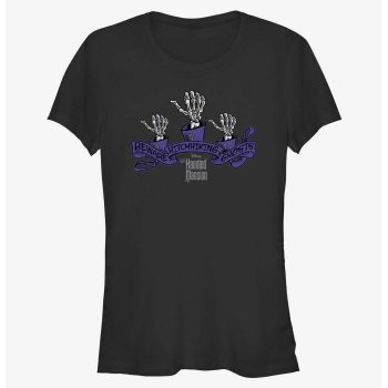 Disney Haunted Mansion Beware Hitchhiking Ghosts Girls T-Shirt Women Lady T-Shirt HTS4870