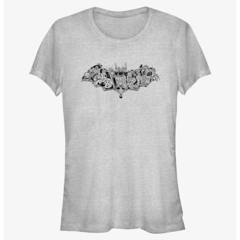 Disney Haunted Mansion Characters Within Bat Girls T-Shirt Women Lady T-Shirt HTS4846
