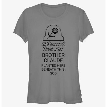 Disney Haunted Mansion Peaceful Rest Lies Brother Claude Girls T-Shirt Women Lady T-Shirt HTS4836