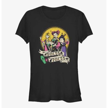 Disney Hocus Pocus Sanderson Sisters Badge Girls T-Shirt Women Lady T-Shirt HTS4913
