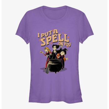 Disney Hocus Pocus Sanderson Sisters Cauldron Spell Girls T-Shirt Women Lady T-Shirt HTS4971