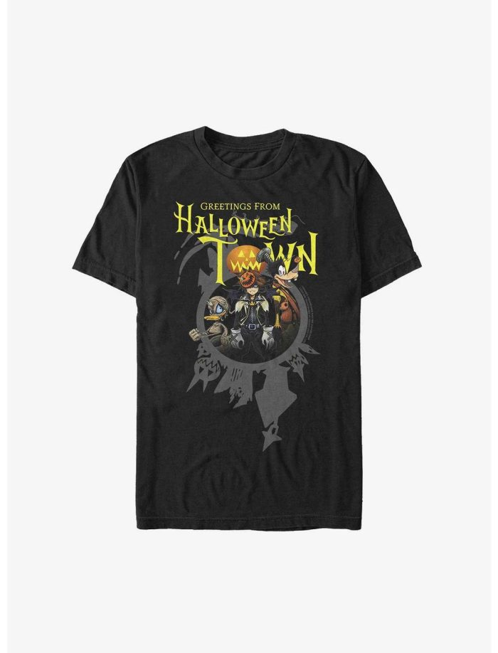 Disney Kingdom Hearts Greetings From Halloween Town Extra Soft Kid Tee - Unisex T-Shirt HTS1744