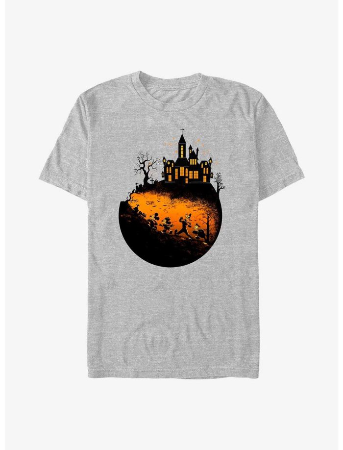 Disney Mickey Mouse Haunted Halloween Kid Tee - Unisex T-Shirt HTS1774