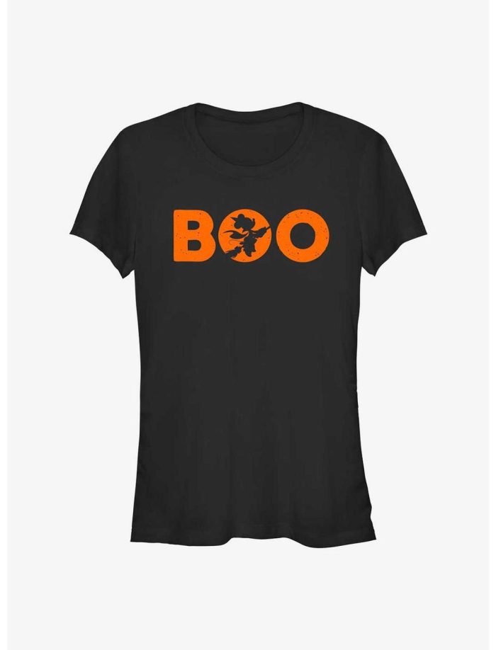 Disney Minnie Mouse Boo Witch Girls T-Shirt Women Lady T-Shirt HTS4097