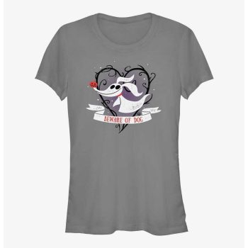 Disney The Nightmare Before Christmas Beware of Dog Zero Girls T-Shirt Women Lady T-Shirt HTS4907