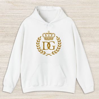 Dolce & Gabbana Crown Gold Luxury Unisex Pullover Hoodie HTB1114