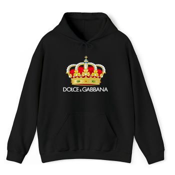 Dolce & Gabbana King Logo Luxury Unisex Pullover Hoodie HTB1086