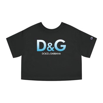 Dolce & Gabbana Logo Luxury Champion Women Cropped T-Shirt CTB2816