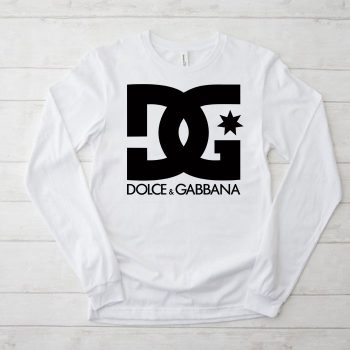 Dolce & Gabbana Logo Luxury Kid Tee Unisex LongsleeveShirt LTB0830