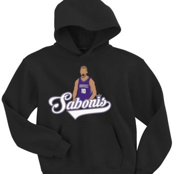 Domantas Sabonis Sacramento Kings Logo Crew Hooded Sweatshirt Unisex Hoodie