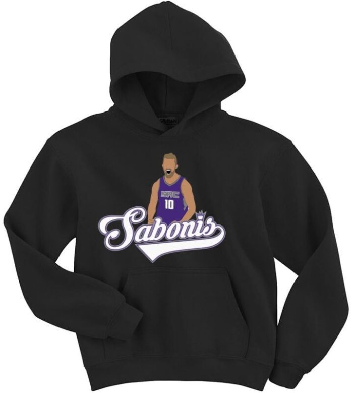 Domantas Sabonis Sacramento Kings Logo Crew Hooded Sweatshirt Unisex Hoodie