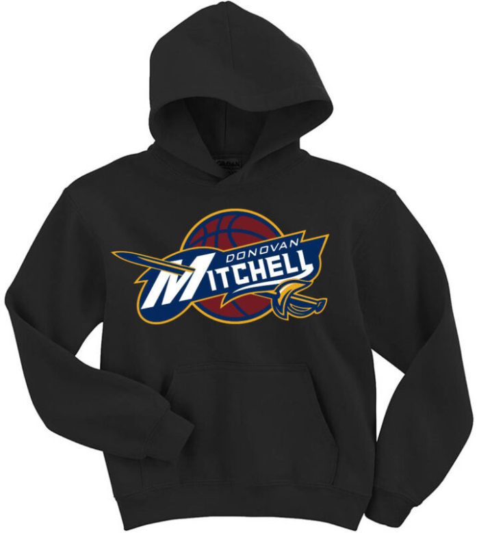Donovan Mitchell Cleveland Cavaliers Cavs Logo Crew Hooded Sweatshirt Unisex Hoodie