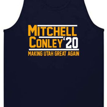 Donovan Mitchell Mike Conley Jr Utah Jazz 2020 Unisex Tank Top