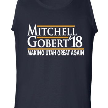 Donovan Mitchell Rudy Gobert Utah Jazz "18" Unisex Tank Top