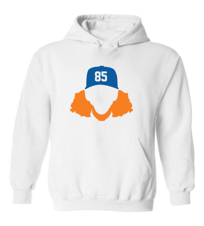 Dustin May Los Angeles Dodgers Gingergaard Outline Crew Hooded Sweatshirt Unisex Hoodie