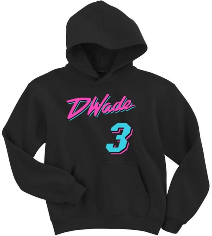 Dwyane Wade Miami "Miami Vice City" Hooded Sweatshirt Unisex Hoodie