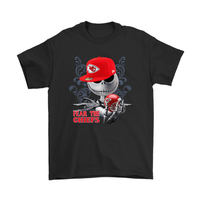 Fear The Kansas City Chiefs Jack Skellington Halloween Unisex T-Shirt Kid T-Shirt LTS3063